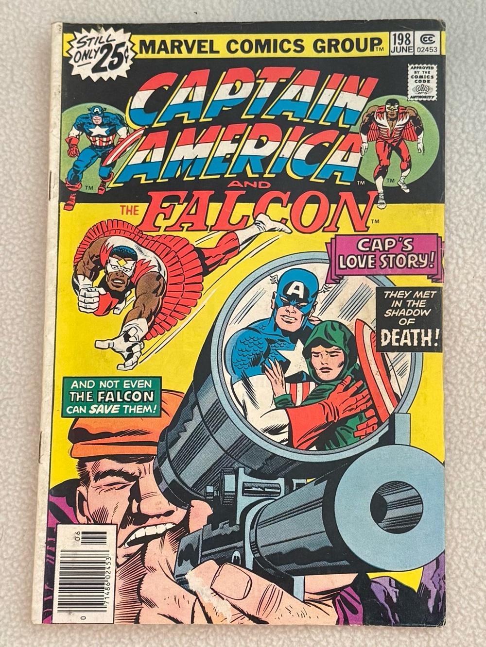Captain America and The Falcon #198 Comic Book